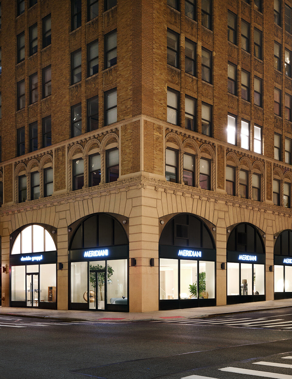 The new Meridiani flagship store made its debut in New York